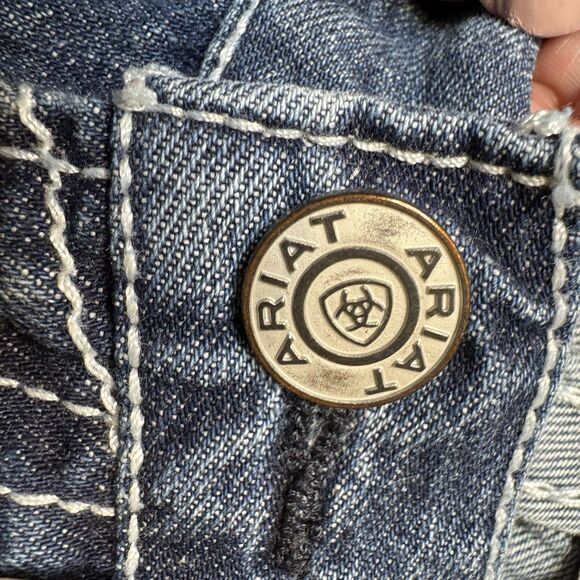 Ariat M4 Coltrane Jeans Men 35x34 Durango Relaxed Boot Cut Blue Western - Picture 7 of 16